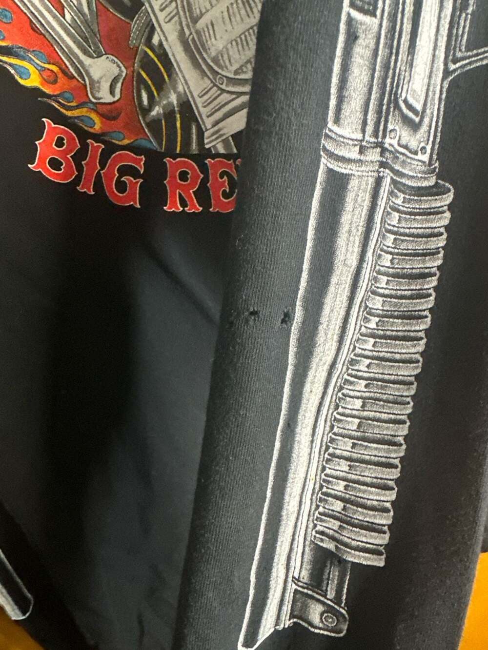 Road worn Official Hells Angels Support 81 Frisco XL T - Picture 3 of 9